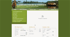 Desktop Screenshot of dreamtoursindia.com